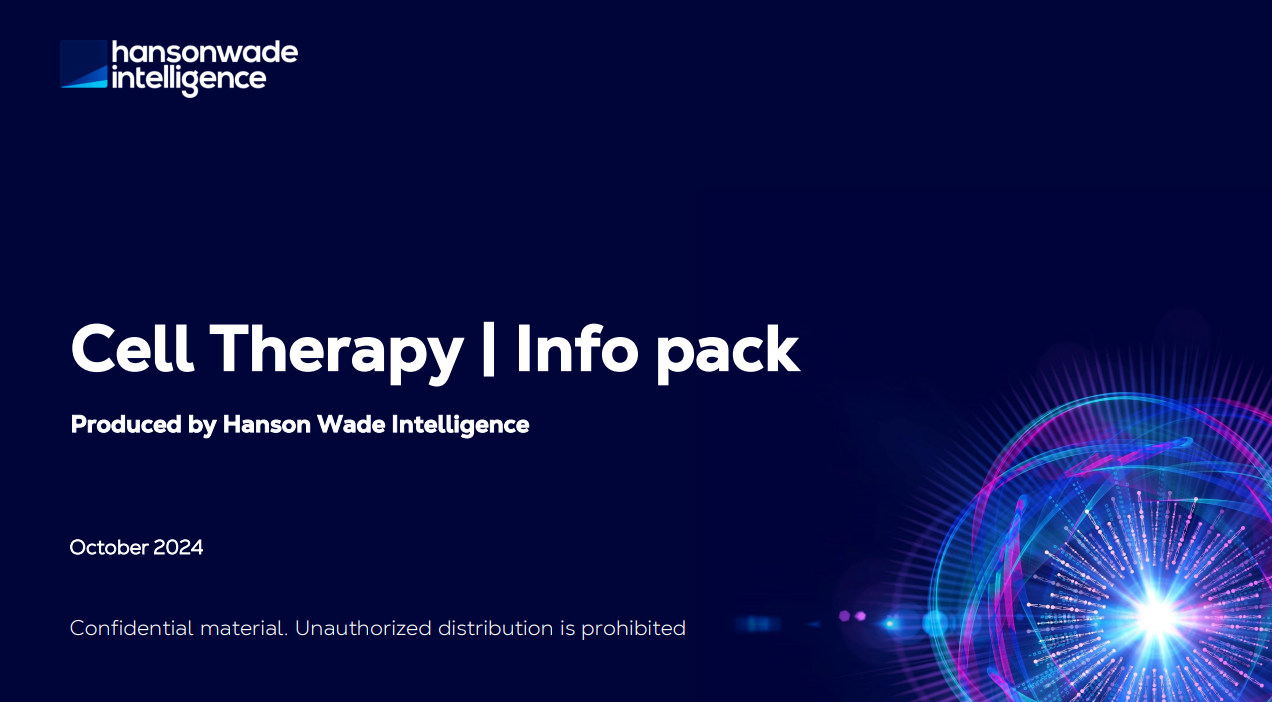 Cell Therapy Info Pack - Intelligence