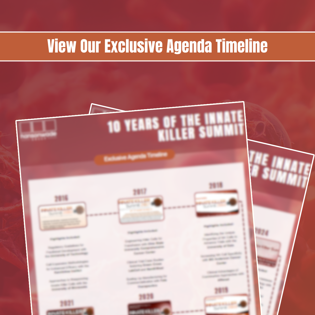 Innate Killer - Exclusive 10 Year Brochure Timeline